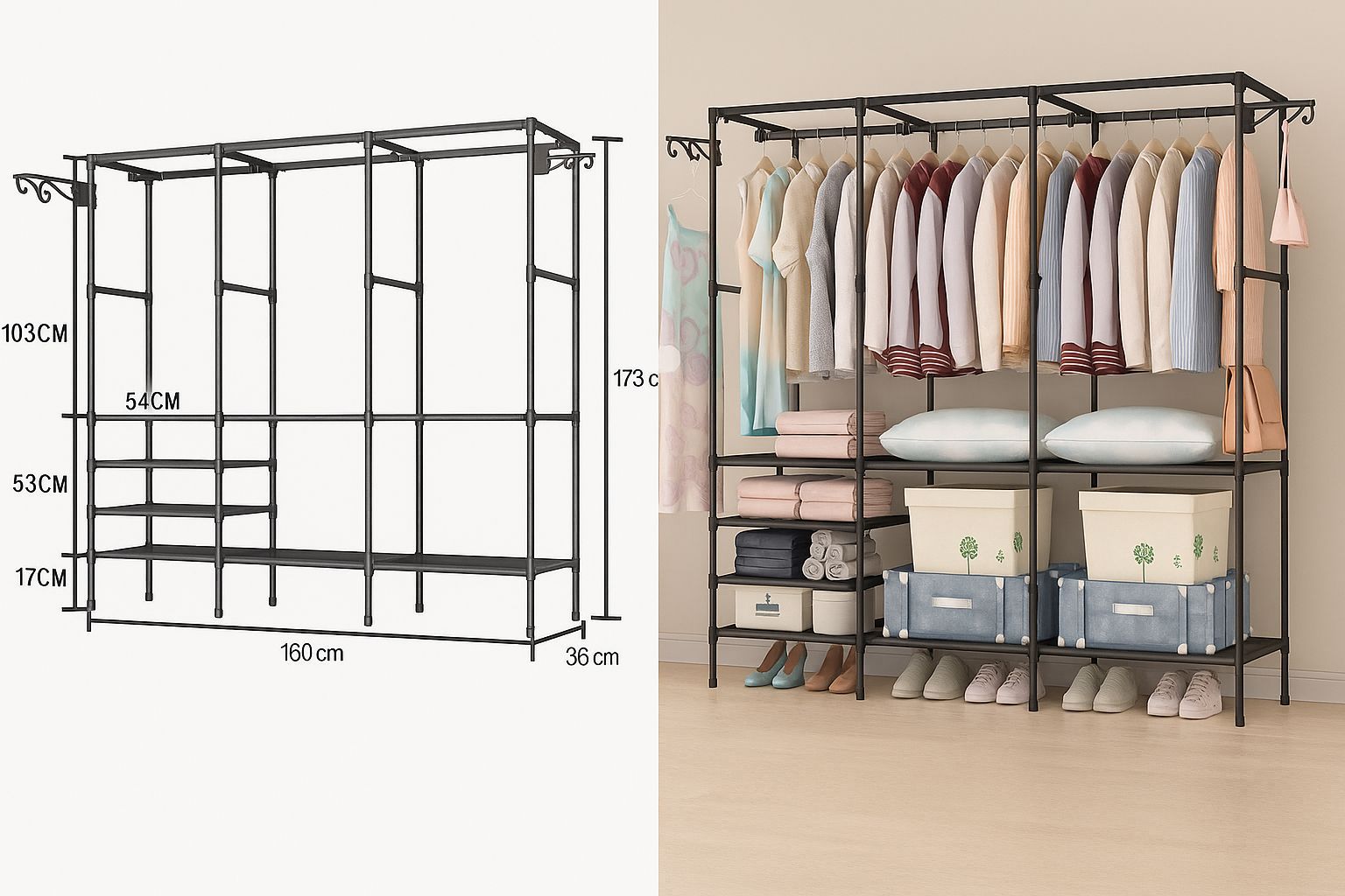 Miniatura 2 de ORGANIZADOR DE ROPA Y ZAPATOS- MULTIFUN.